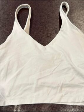 lululemon athletica Align tank top Light Beige/Off-White V-Neck Sports Bra Top